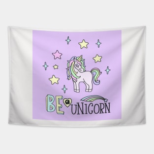 Unicorn Neck Gator Be a Unicorn Purple Unicorn Tapestry