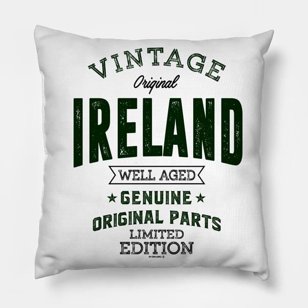 Born in Ireland Pillow by C_ceconello