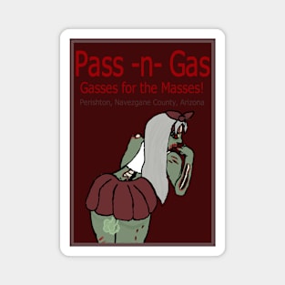 Pass n Gas PinUp Zombie Magnet