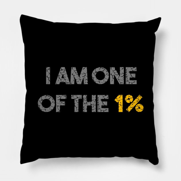 One Percent Pillow by inotyler