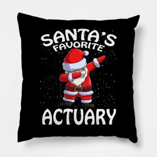 Santas Favorite Actuary Christmas Pillow