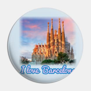 I love Barcelona, Barcelona Pin