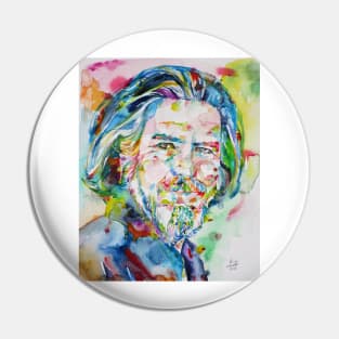 ALAN WATTS watercolor portrait.5 Pin