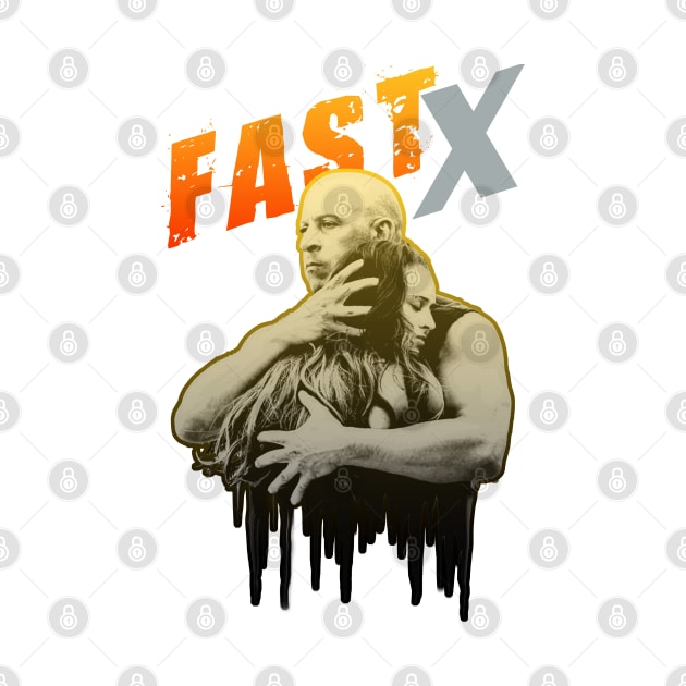 FAST X vin diesel fan works graphic design by ironpalette ( Fast 10 ) by ironpalette