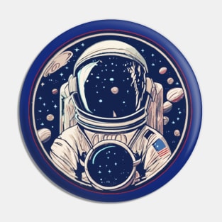 I need my space funny astronaut Pin