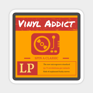 Vinyl Addict Magnet