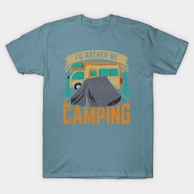 Disover Caravan Outdoor Camper Campsite Nature Camping - Camping - T-Shirt