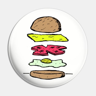 Pork Roll, Egg, and Cheese Sandwich Pin