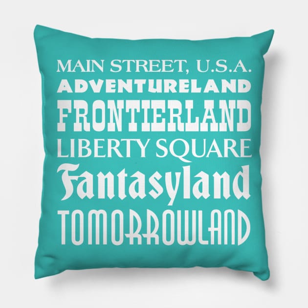 Magical Kingdom Pillow by experiment726