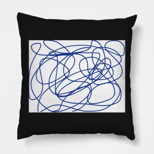 Blue lines Pillow