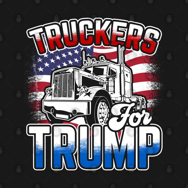 Big Rig Drivers Truckers for Trump by screamingfool