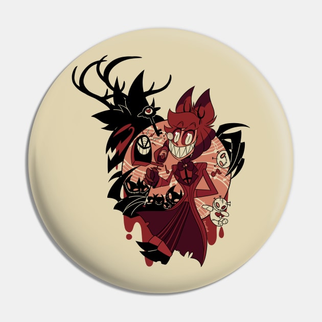 Radio Demon Pin by Sqwdink