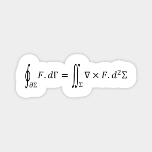 Stokes Theorem Equation - Differential Calculus Magnet