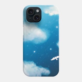 Beautiful Blue Night Sky Phone Case