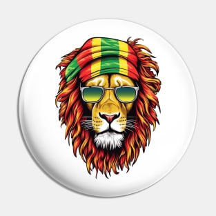 Juneteenth Lion #3 Pin