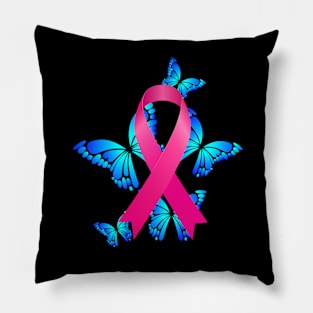 Breast cancer awareness - breast cancer pink ribbon Pillow