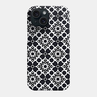 Monochrome Mandala Pattern Phone Case