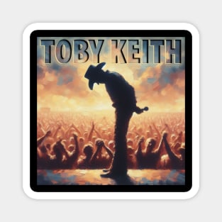 toby keith art design Magnet