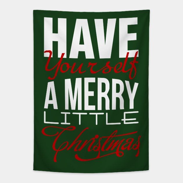 Have yourself a merry little Christmas! Tapestry by nektarinchen