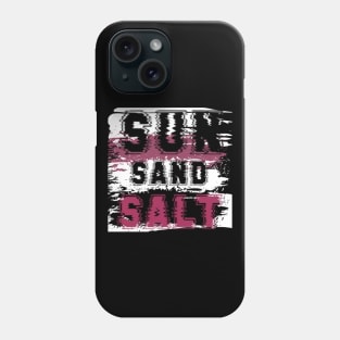 Sun Sand Salt Hello Summer Vintage Funny Surfer Riding Surf Surfing Lover Gifts Phone Case