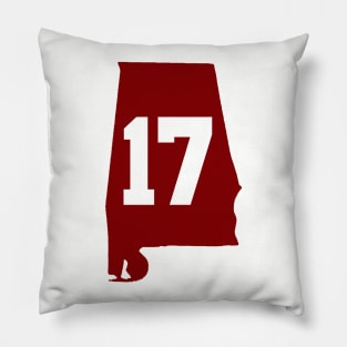 ALABAMA 17 CHAMPIONS Pillow