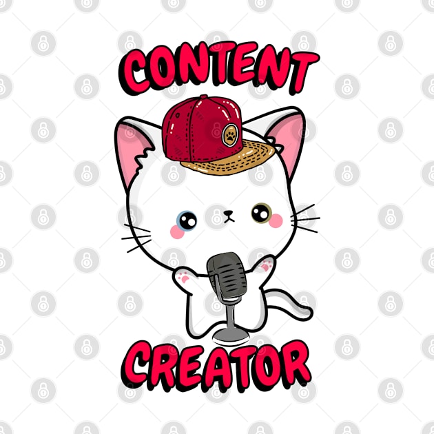 Cute White cat is a content creator by Pet Station