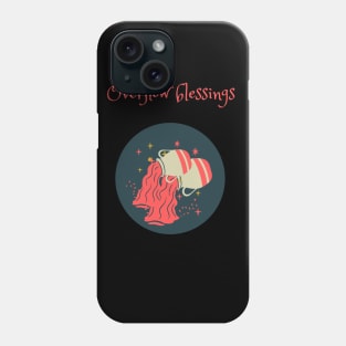 overflow blessings Phone Case