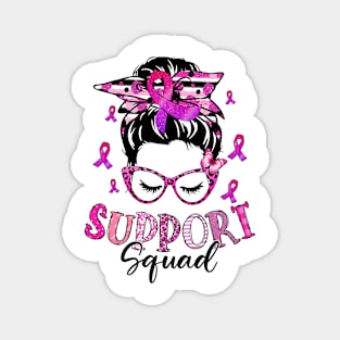 Breast Cancer Warrior Support Squad Breast Cancer Awareness Women Magnet