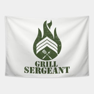 GRILL SERGEANT (GREEN) Tapestry