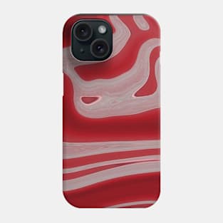 Cherry Marble Waves effect Phone Case