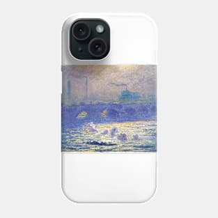 Claude Monet Waterloo Bridge Gray Weather Phone Case