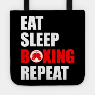 Eat sleep boxing repeat Tote