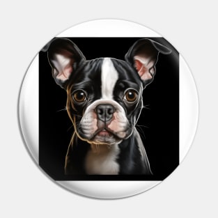 Cute Boston Terrier Lovers Dogs Boston Terrier Pin