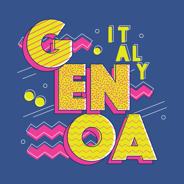 Retro 90s Genoa, Italy by SLAG_Creative