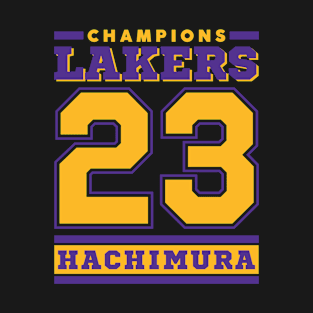 Lakersss Basketball Champions 2023 Hachimura Edition Varsity T-Shirt