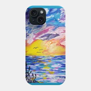 Back Bay at Sunset Phone Case