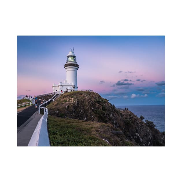 Byron Bay Lighthouse at Dusk by LukeDavidPhoto