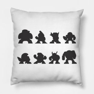 The Eight Bosses - Megaman 2 Pillow