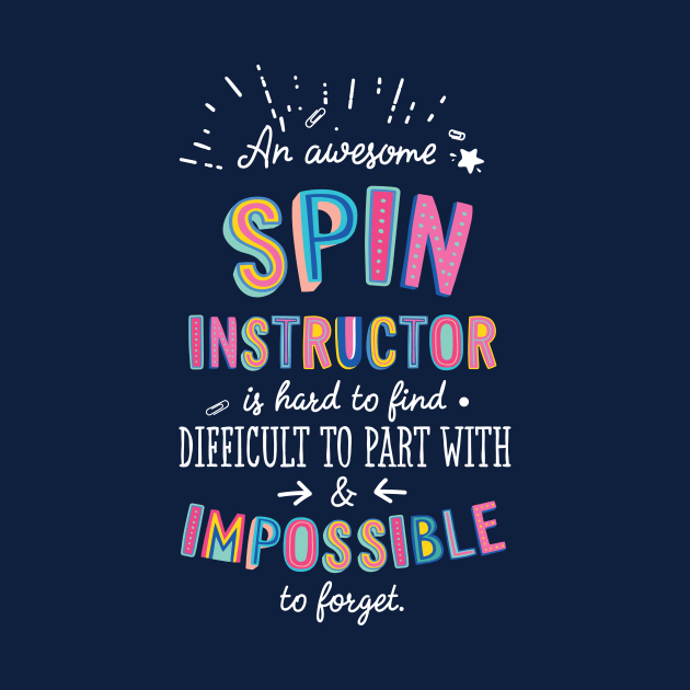 An awesome Spin Instructor Gift Idea - Impossible to Forget Quote by BetterManufaktur