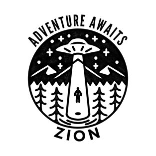 Zion UFO Abduction Nature Scene T-Shirt