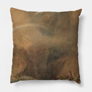 Devil's Bridge, Saint Gotthard's Pass by J.M.W. Turner Pillow