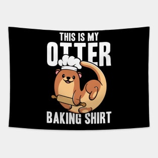 This Is My Otter Baking Shirt Tapestry