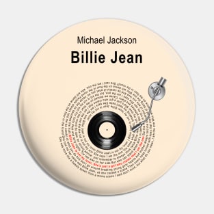 BILLIE JEAN LYRICS ILLUSTRATIONS Pin