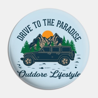 Drive to paradise Outdoor lifestyle - camping, hiking, trekking, adventure with family & friends Pin