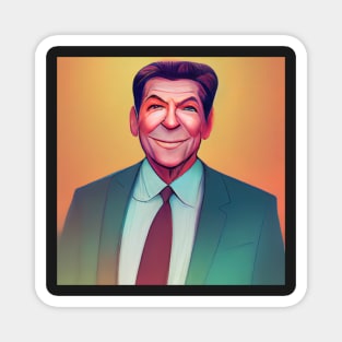 Ronald Reagan | Comics Style Magnet