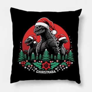 Godzilla - xmas Pillow