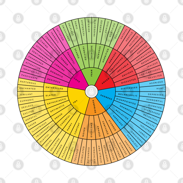 Wheel of Emotions + Feelings | American English | Junto by BeKindToYourMind