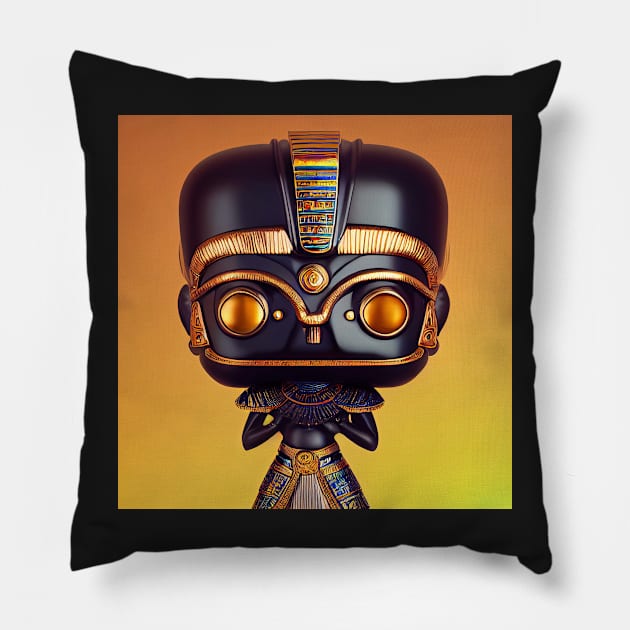 Ancient Gods &  Demons (imaginary) Pops series Pillow by Pugosaurus