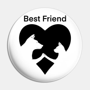 Dog and cat best friends Pin