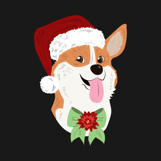 Corgi xmas by Eneandine